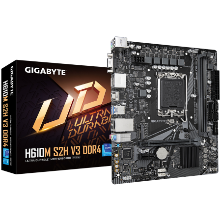 Componente PC - GIGABYTE MB LGA1700 2 x DDR4 1 x M.2 4 x SATA 1 x D-Sub 2 x DisplayPorts 1 x HDMI port Micro ATX