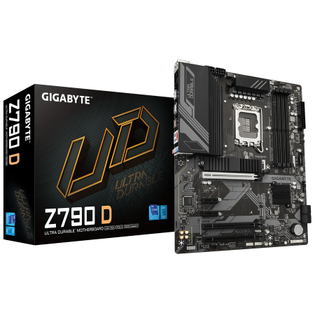 Componente PC - GIGABYTE MB LGA1700, Z790, 4xDDR5, DP + HDMI, 3xPCIe x16 5.0, 2xPCIe x1, 3xM.2, 4xSATA, 2.5GbE LAN, ATX
