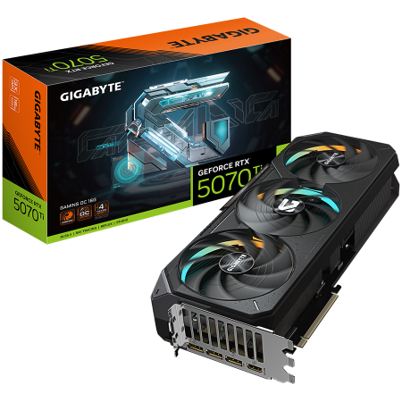 Componente PC - GIGABYTE Video Card NVIDIA GeForce RTX 5070 TI GAMING OC 16G (16GB GDDR7/256bit, PCI-E 5.0, Recommended PSU 750W, 3xDP, 1xHDMI) ATX