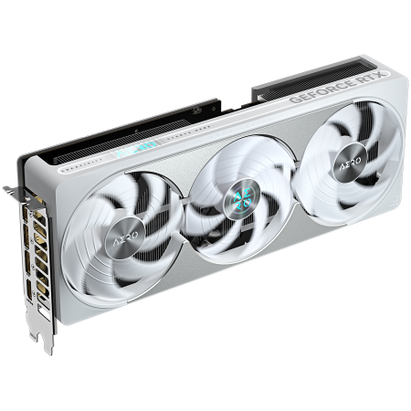 GIGABYTE Video Card NVIDIA GeForce RTX 5080 AERO OC SFF 16G (16GB GDDR7/256bit, PCI-E 5.0, Recommended PSU 850W, 16Pin Power connector, 3x DP, 1x HDMI) White/Silver [2]