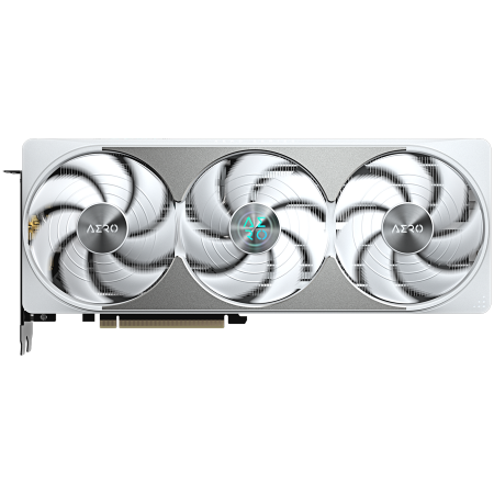 GIGABYTE Video Card NVIDIA GeForce RTX 5080 AERO OC SFF 16G (16GB GDDR7/256bit, PCI-E 5.0, Recommended PSU 850W, 16Pin Power connector, 3x DP, 1x HDMI) White/Silver [1]