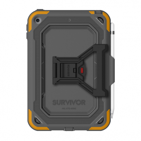Griffin Survivor All-Terrain for iPad mini (2019) - Gray/Citrus/Clear [4]