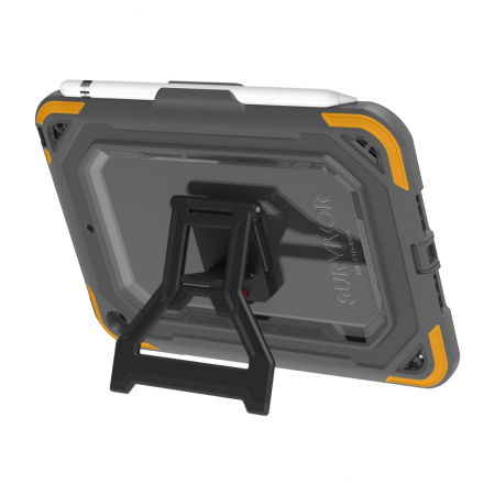 Griffin Survivor All-Terrain for iPad mini (2019) - Gray/Citrus/Clear [8]