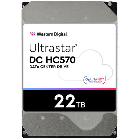 Servere & Componente - HDD Server WD/HGST Ultrastar 22TB DC HC570, 3.5", 512MB, 7200RPM, SATA, 512E SE NP3, SKU: 0F48155