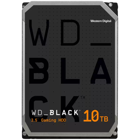 Hard disk uri - HDD Desktop WD Black 10TB CMR, 3.5'', 256MB, 7200 RPM, SATA