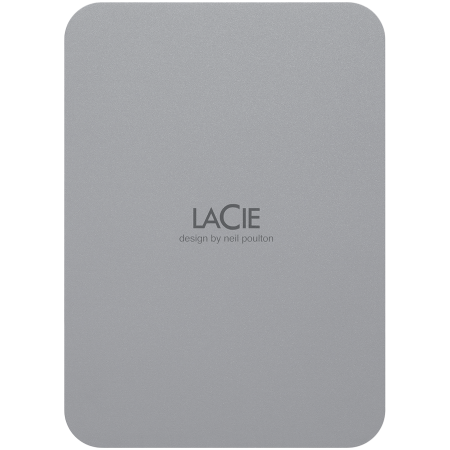 HDD Extern LaCie Mobile Drive Secure 4TB, USB 3.1 Type C, Up to 130MB/s, Password protection, Rescue Data Recovery Services 3 ani, Space Gray [0]