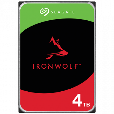 HDD NAS - HDD NAS SEAGATE IronWolf 4TB CMR, 3.5'', 256MB, 5400RPM, RV Sensors, SATA, Rescue Data Recovery Services 3 ani, TBW: 180