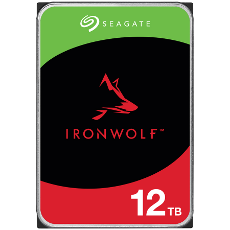 HDD NAS - HDD NAS SEAGATE IronWolf 12TB CMR, 3.5'', 256MB, 7200RPM, RV Sensors, SATA, Rescue Data Recovery Services 3 ani, TBW: 180