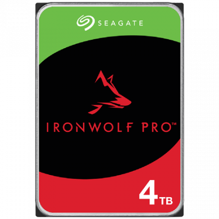 HDD NAS - HDD NAS SEAGATE IronWolf Pro 4TB CMR 3.5'', 256MB, SATA, 7200RPM, RV Sensors, Rescue Data Recovery Services 3 ani, TBW: 550