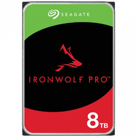 HDD NAS - HDD NAS SEAGATE IronWolf Pro 8TB CMR 3.5'', 256MB, SATA, 7200RPM, RV Sensors, Rescue Data Recovery Services 3 ani, TBW: 550