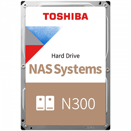 HDD NAS - HDD NAS TOSHIBA 6TB N300 CMR, 3.5'', 256MB, 7200RPM, SATA, RV Sensor, TBW: 180