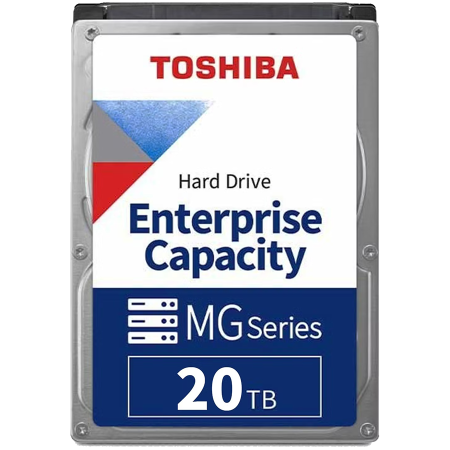 Hard disk uri - HDD Server TOSHIBA MG11 20TB MAMR 512e, 3.5'', 1024MB, 7200RPM, SATA, SKU: HDEB038GEA51F