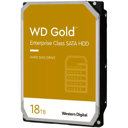 HDD. Hard Disk Drives - HDD Server WD Gold 18TB CMR 512e, 3.5'', 512MB, 7200 RPM, SATA