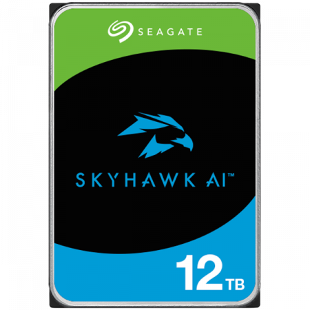 Supraveghere - HDD Video Surveillance SEAGATE SkyHawk AI 12TB CMR, 3.5", 512MB, SATA, Rescue Services 3 ani, TBW: 550