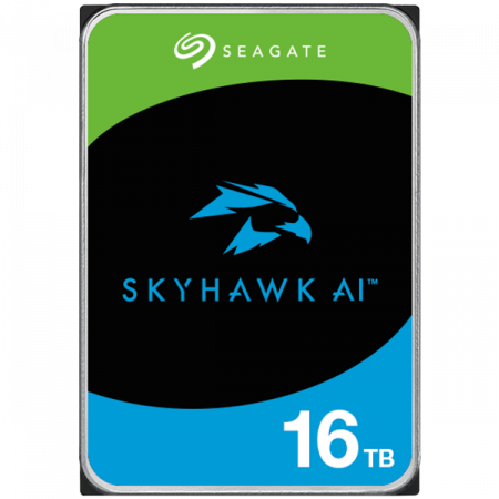 Supraveghere - HDD Video Surveillance SEAGATE SkyHawk AI 16TB CMR, 3.5", 512MB, SATA, Rescue Services 3 ani, TBW: 550