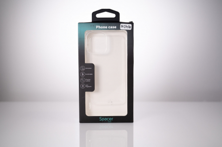 HUSA SMARTPHONE Spacer pentru Iphone 12 Pro Max, grosime 1.5mm, protectie suplimentara antisoc la colturi, material flexibil TPU, transparenta \\"SPPC-AP-IP12PM-CLR\\" [2]