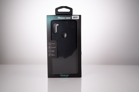 HUSA SMARTPHONE Spacer pentru Samsung Galaxy M11, grosime 1.5mm, material flexibil TPU, negru \\"SPPC-SM-GX-M11-TPU\\" [2]