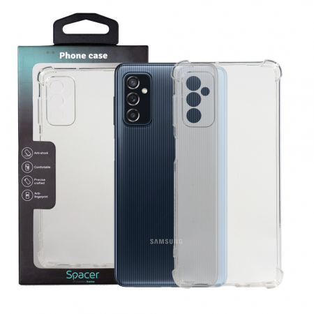 Laptop, Tablete & Telefoane - HUSA SMARTPHONE Spacer pentru Samsung Galaxy M52 5G, grosime 1.5mm, protectie suplimentara antisoc la colturi, material flexibil TPU, transparenta "SPPC-SM-GX-M52-CLR"