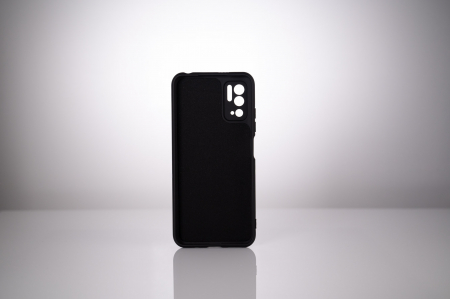 HUSA SMARTPHONE Spacer pentru Xiaomi Redmi Note 10 5G, grosime 2mm, material flexibil silicon + interior cu microfibra, negru \\"SPPC-XI-RM-N105G-SLK\\" [2]