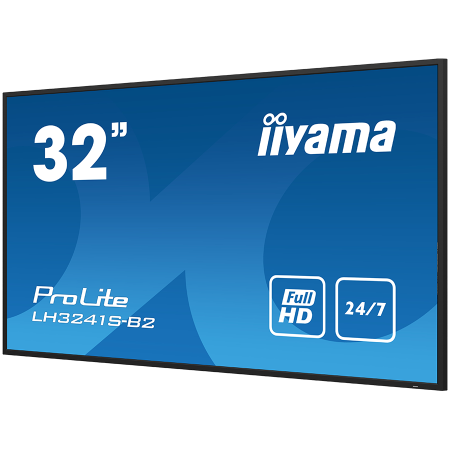 IIYAMA LFD LH3241S-B2 32" Full HD professional large format display with USB media playback 350 cd/m² 1200:1 8ms 24/7 landscape, portrait [2]