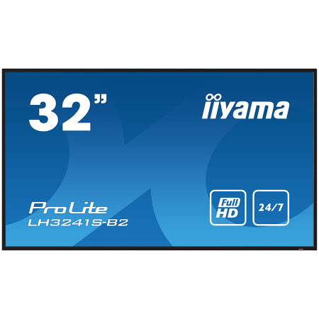 Monitoare\ Televizoare - IIYAMA LFD LH3241S-B2 32" Full HD professional large format display with USB media playback 350 cd/m² 1200:1 8ms 24/7 landscape, portrait