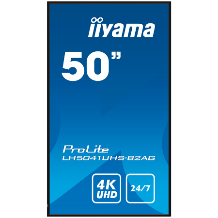 IIYAMA LFD PROLITE LH5041UHS-B2AG 50" Professional Digital Signage 4K 24/7 3840x2160 VA 16:9 500cd 5000:1 landscape, portrait [2]