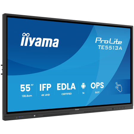 IIYAMA LFD TE5513A-B2AG 55" Google EDLA Certified IFP - Interactive display for seamless integration and collaboration in education and enterprise [2]