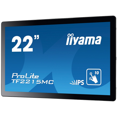 IIYAMA Monitor 21,5" PCAP Bezel Free 10P Touch with Anti-Finger print coating, 1920x1080, IPS panel, DisplayPort, HDMI, VGA, 315 cd/m² (with touch), 1000:1, 14ms, USB Interface, Through Glass (Gloves) [1]