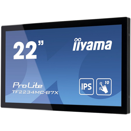 IIYAMA Monitor 21,5" PCAP Bezel Free 10P Touch with Anti-Fingerprint coating, 1920x1080, IPS panel, VGA, DisplayPort, HDMI, 305cd/m² (with touch), Through Glass (Gloves) mode, 1000:1, 8ms, USB Touch I [2]