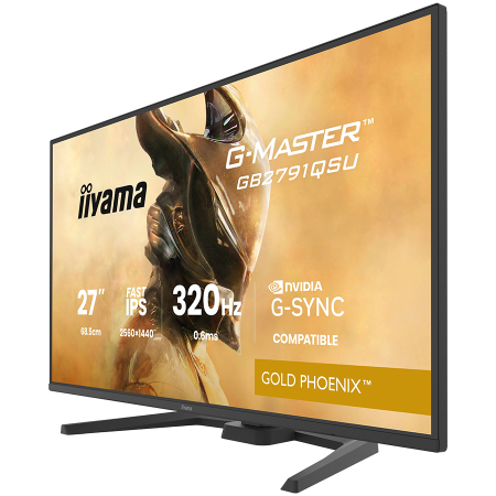 IIYAMA Monitor LED GB2791QSU-B1 G-MASTER 27" Fast IPS, 2560x1440 320Hz, 16:9, 350cd, 0.6ms, HDMI, DP, USB HUB, Full Ergo [4]