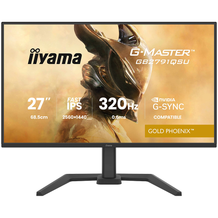 Monitoare\ Televizoare - IIYAMA Monitor LED GB2791QSU-B1 G-MASTER 27" Fast IPS, 2560x1440 320Hz, 16:9, 350cd, 0.6ms, HDMI, DP, USB HUB, Full Ergo
