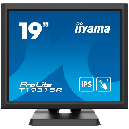 IIYAMA Monitor LED T1931SR-B1S 5:4 TOUCH 1280x1024 250cd 5ms serial resistive VGA HDMI DP Speakers [0]