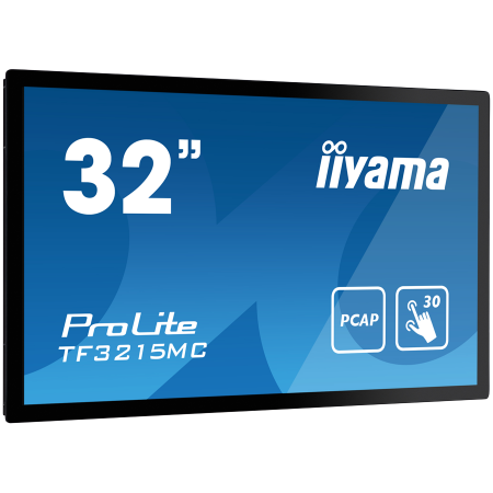 IIYAMA Monitor LED TF3215MC-B2 Open Frame PCAP 30 point touch 31.5" AMVA 1920x1080 16:98 500cd 3000:1 8ms projective capacitive landscape, portrait [1]