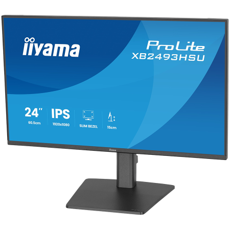 IIYAMA Monitor LED XB2493HSU-B1 23.8" IPS 1920x1080 120Hz, 16:9. 350cd, 1500:1, 1ms, HDMI, DP, USB HUB, Full Ergo, Pro [3]