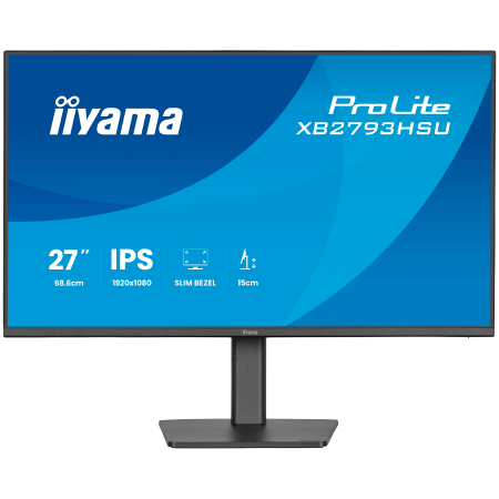 Monitoare\ Televizoare - IIYAMA Monitor LED XB2793HSU-B1 27" IPS 1920x1080 120Hz, 16:9. 350cd, 1500:1, 1ms, HDMI, DP, USB HUB, Full Ergo, Pro