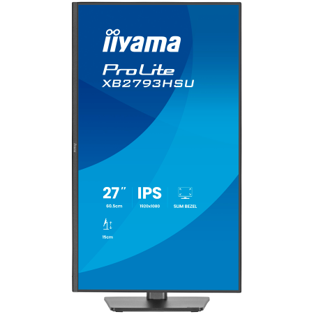 IIYAMA Monitor LED XB2793HSU-B1 27" IPS 1920x1080 120Hz, 16:9. 350cd, 1500:1, 1ms, HDMI, DP, USB HUB, Full Ergo, Pro [1]