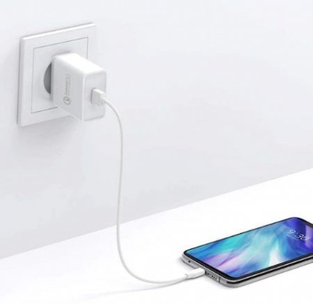 Telefoane & accesorii - INCARCATOR retea Ugreen, \\"CD122\\" Quick Charge 18W, 1 x USB 5V/3A, alb \\"10133\\" (include timbru verde 0.75 lei) - 6957303811335