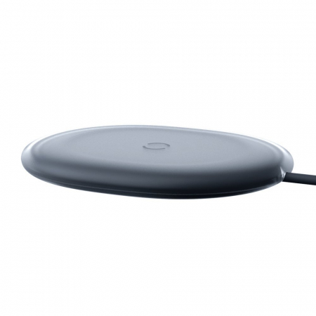 INCARCATOR wireless Baseus Jelly Qi 15W, compatibilitate smartphones si airpods, cablu Type-C la USB inclus, negru \\"WXGD-01\\" [3]