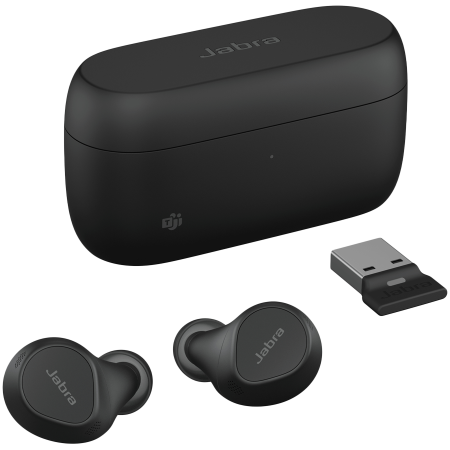 Data Storage - JABRA EVOLVE2 Buds MS, Cradle USB-A MS, Link 380 BT adapter USB-A MS, 30 cm USB-C to USB-A cable, Ear gels, warranty