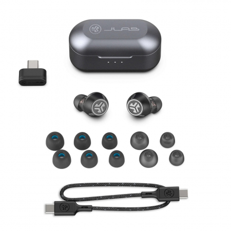 JLAB Epic Lab Edition True Wireless Earbuds - Black [3]