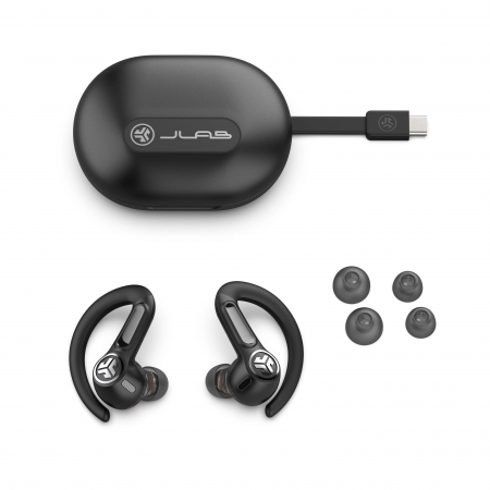 JLAB Epic Sport ANC 3 True Wireless Earbuds - Black [2]