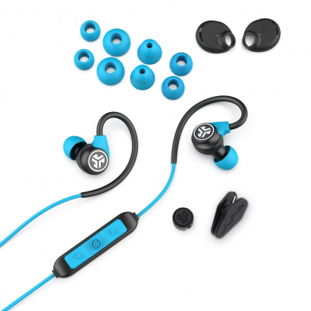 JLAB Fit Sport 3 Wireless Fitness Earbuds - Black/Blue [1]