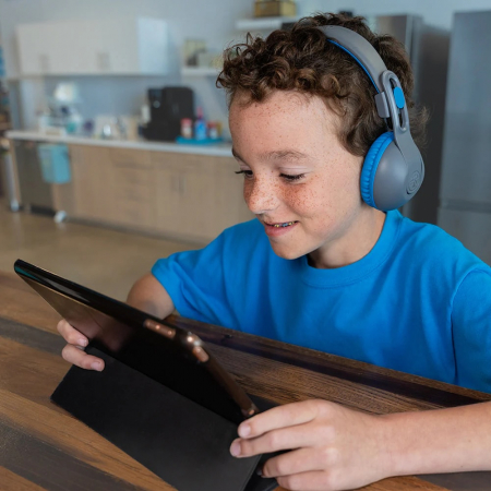 JLAB JBuddies Studio 2 Kids Wireless Headphones - Blue/Gray [5]