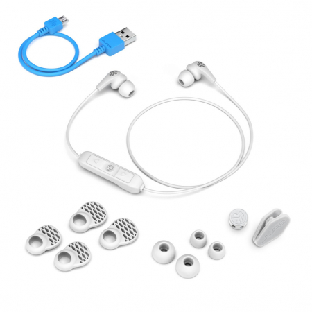 JLAB JBUDS Pro Wireless Signature Earbuds - White/Grey [4]