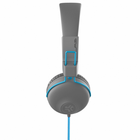 JLAB Studio Wired On Ear Headphones Grey/Blue [1]