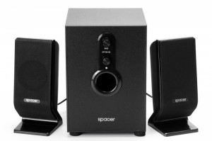 Boxe - BOXE 2.1 SPACER, RMS: 11W (2x3W + 5W), control volum, bass, black 
