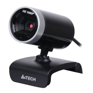 Camere Web - Camera Web cu microfon A4TECH , USB2.0, senzor Full HD 1080p, rezolutie video: 2MP si foto: 16MP software, clema de prindere, culoare: negru