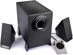 Boxe - Boxe 2.1 EDIFIER , 2 sateliti x2W +  subwoofer de 4.5W, frecventa 150Hz - 20kHz, raport semnal >85dBA, telecomanda pe fir, culoare: negru