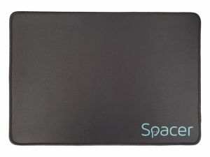 Mouse Pad - PAD gaming SPACER 250 x 350 x 3 mm, material : spuma din cauciuc natural + tesatura 