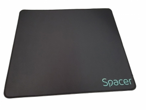Mouse Pad - PAD gaming SPACER 400 x 450 x 3 mm, material : spuma din cauciuc natural + tesatura 